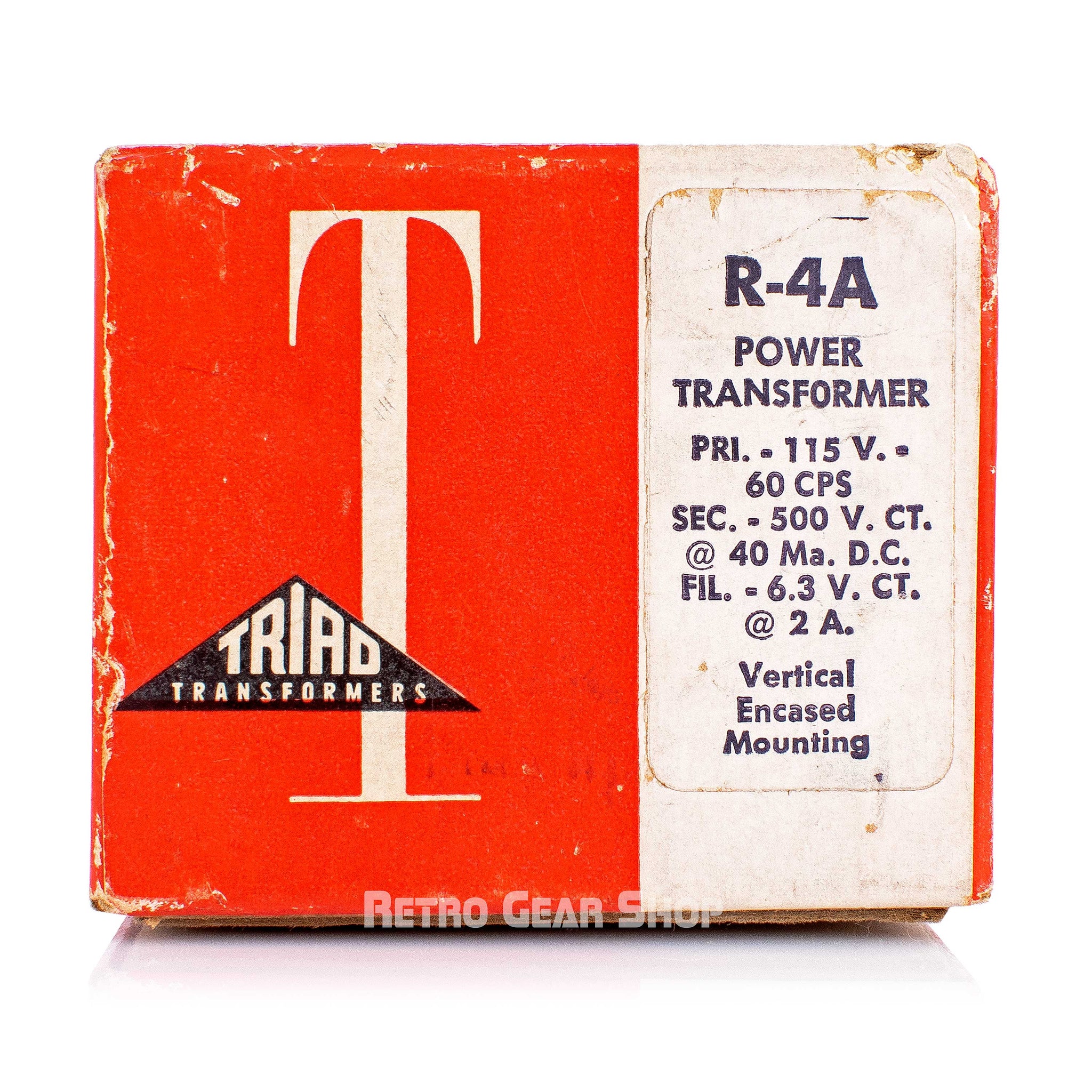 Triad Transformer Corp R-4A Power Transformer Corp NOS Vintage 