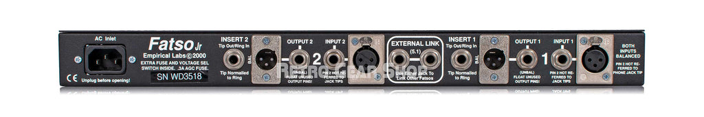 Wave Distro UBK EL7 Fatso Stereo Compressor Rear