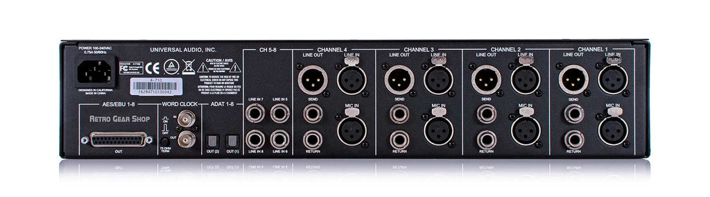 Universal Audio 4-710D Rear