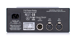 Universal Audio 710 Twin Finity Rear