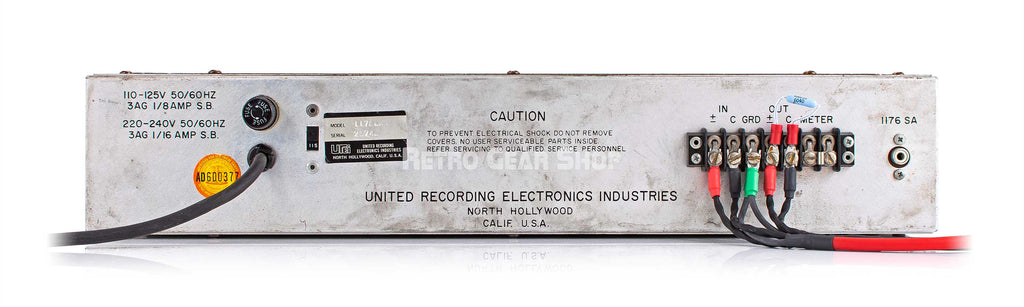 Urei Universal Audio 1176LN Rev E Rear