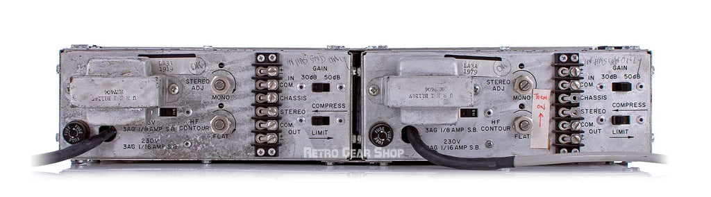 Urei LA-3A Stereo Pair Rear