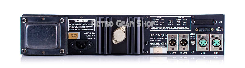 Ursa Major 8x32 MkII Digital Reverbation System Rear