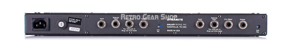 Valley People Inc Dynamite Rear