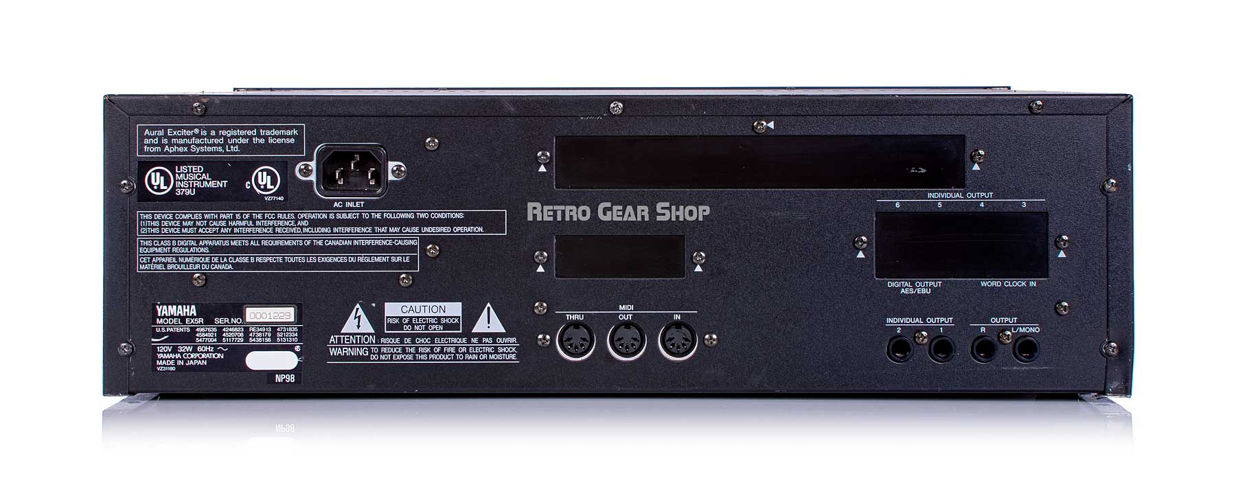 Yamaha EX5R Vintage Rack Synthesizer Synth Upgraded USB Drive