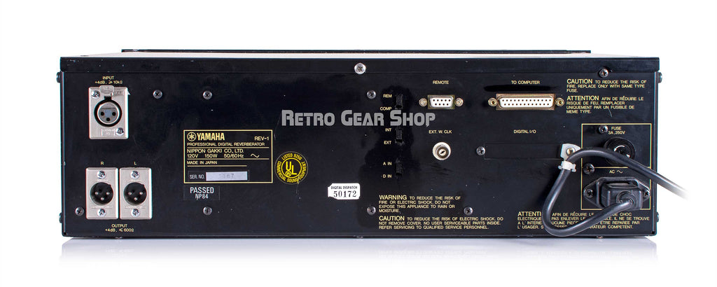 Yamaha Rev-1 Rare Vintage Reverb Rear