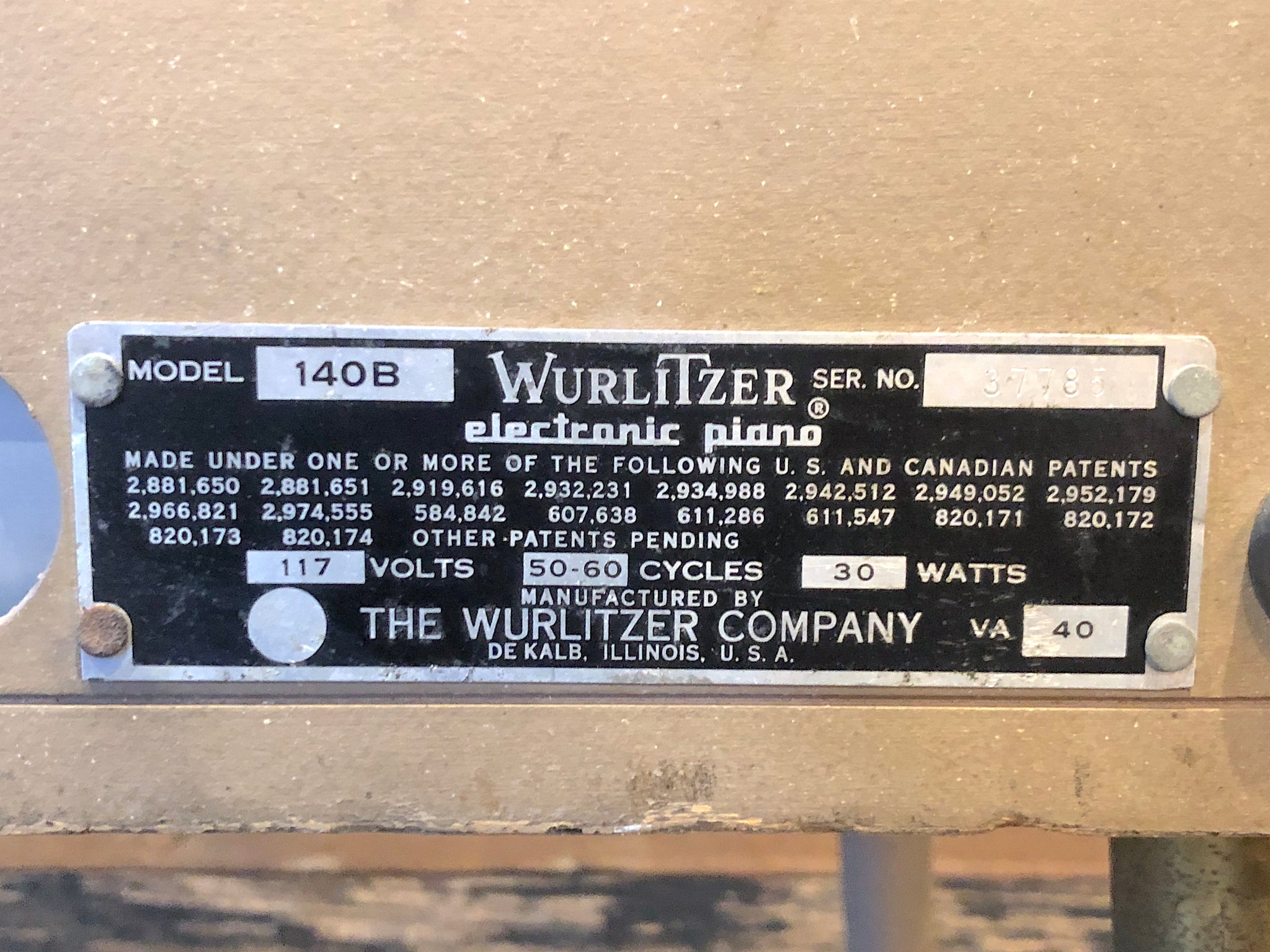 Wurlitzer 140B