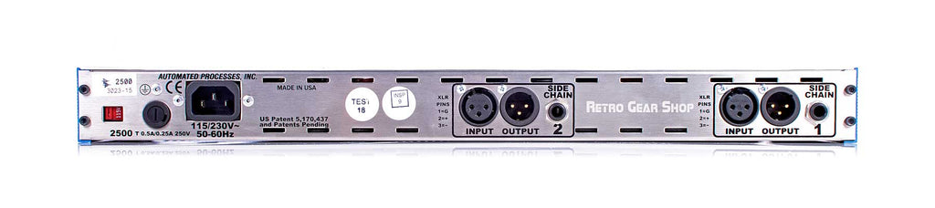 API 2500 Stereo Bus Compressor Rear