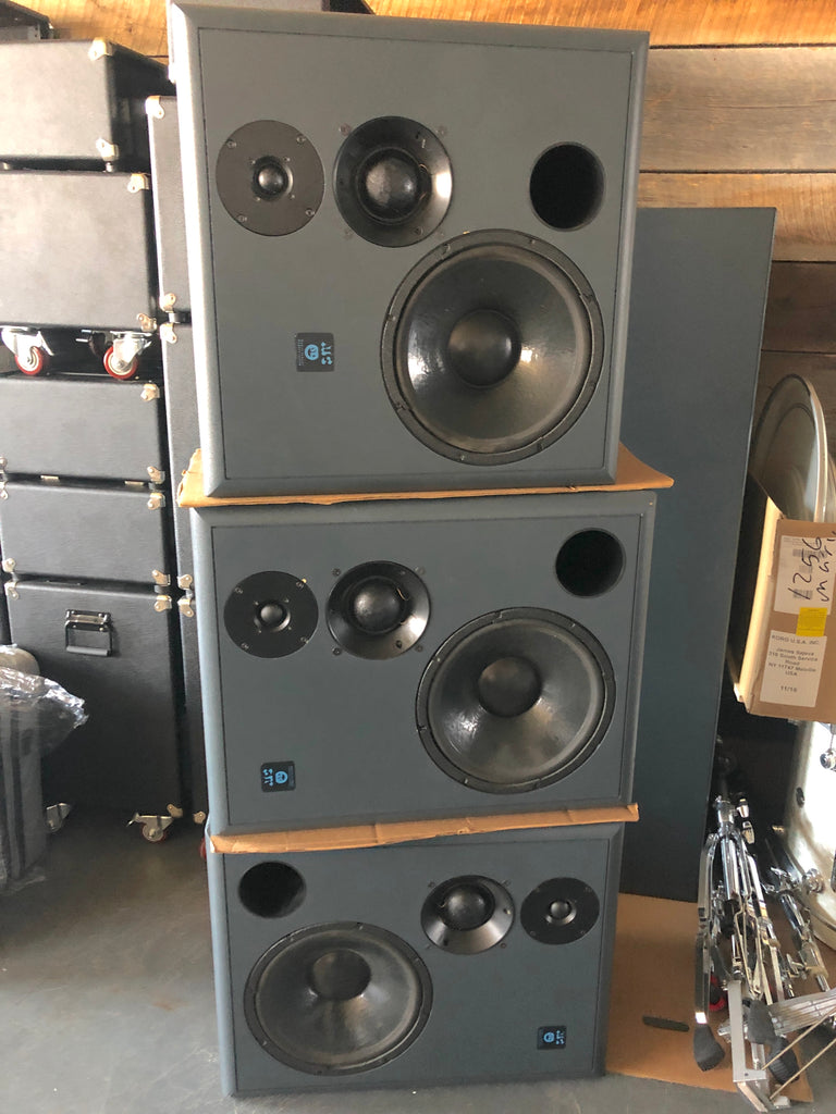 ATC Speaker Monitors Left Center Right Mains + Subwoofer from BBC rare vintage