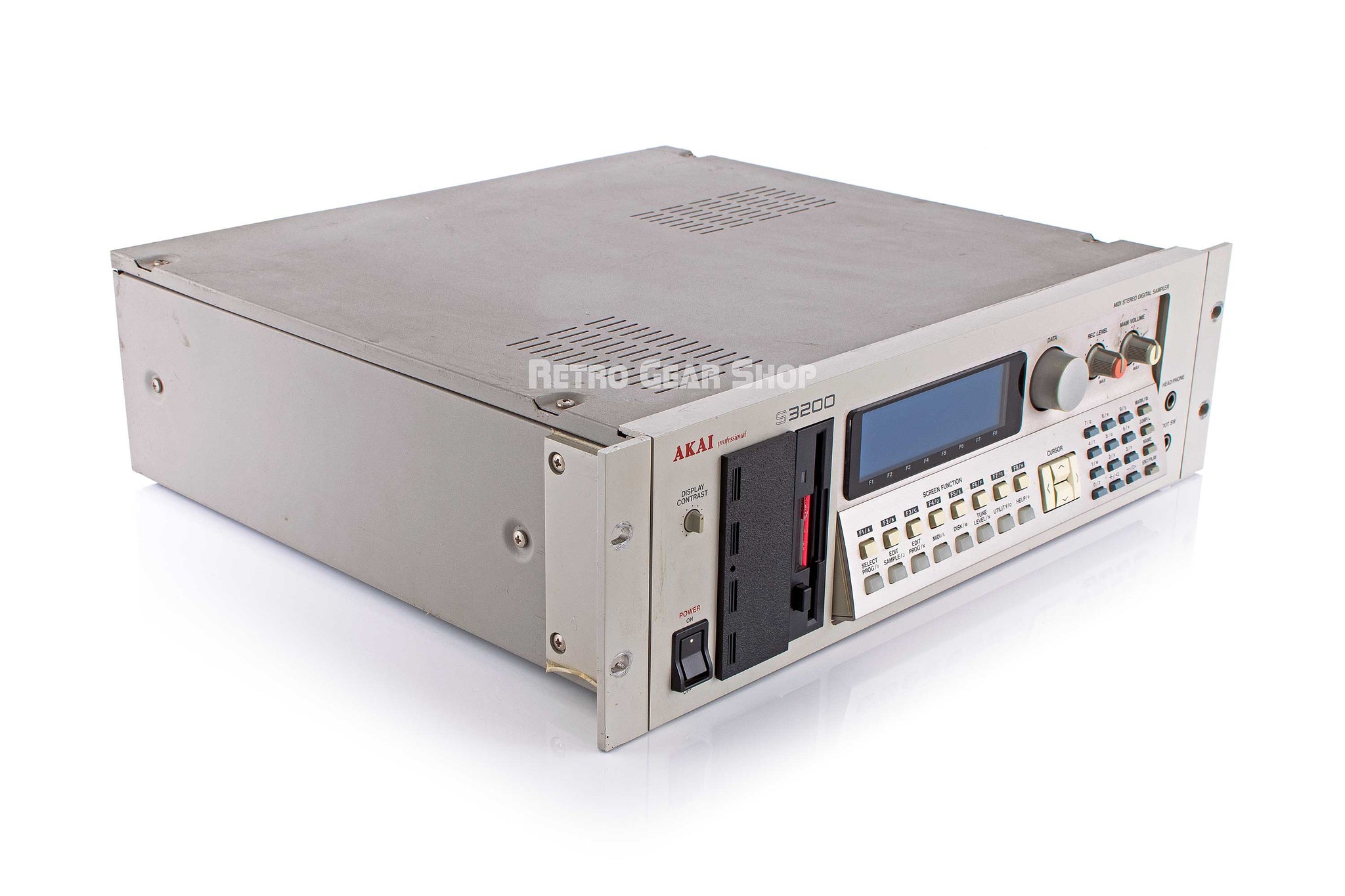 Akai S3200 Sampler MIDI Stereo Digital Rackmount Sampler Retro Gear Shop