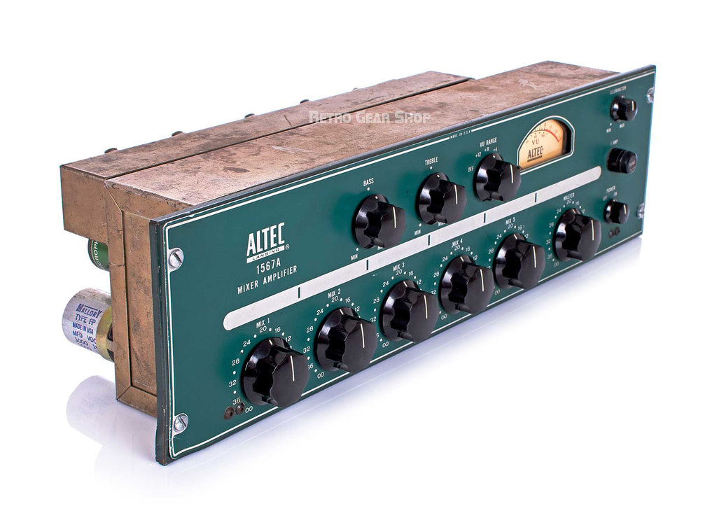 Altec 1567A Mixer Amplifier Top Left