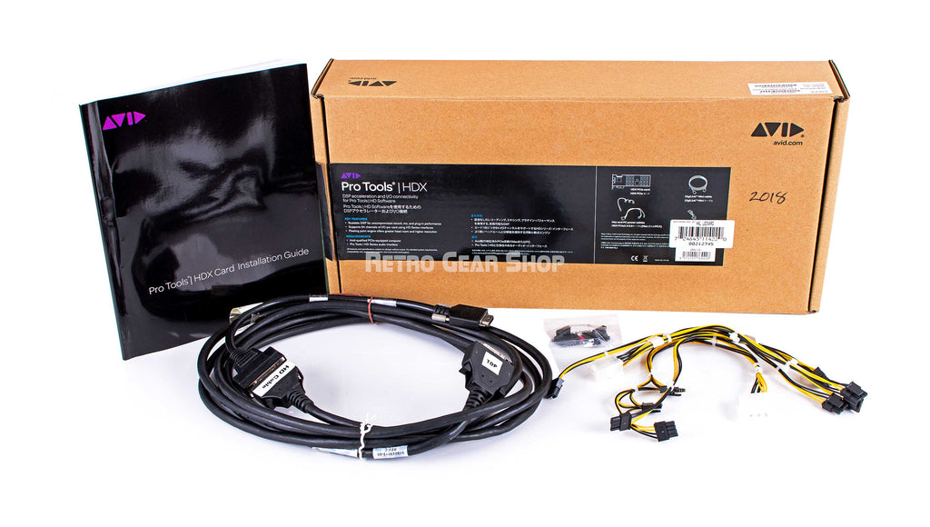 Avid HDX PCIe Card Box Extras