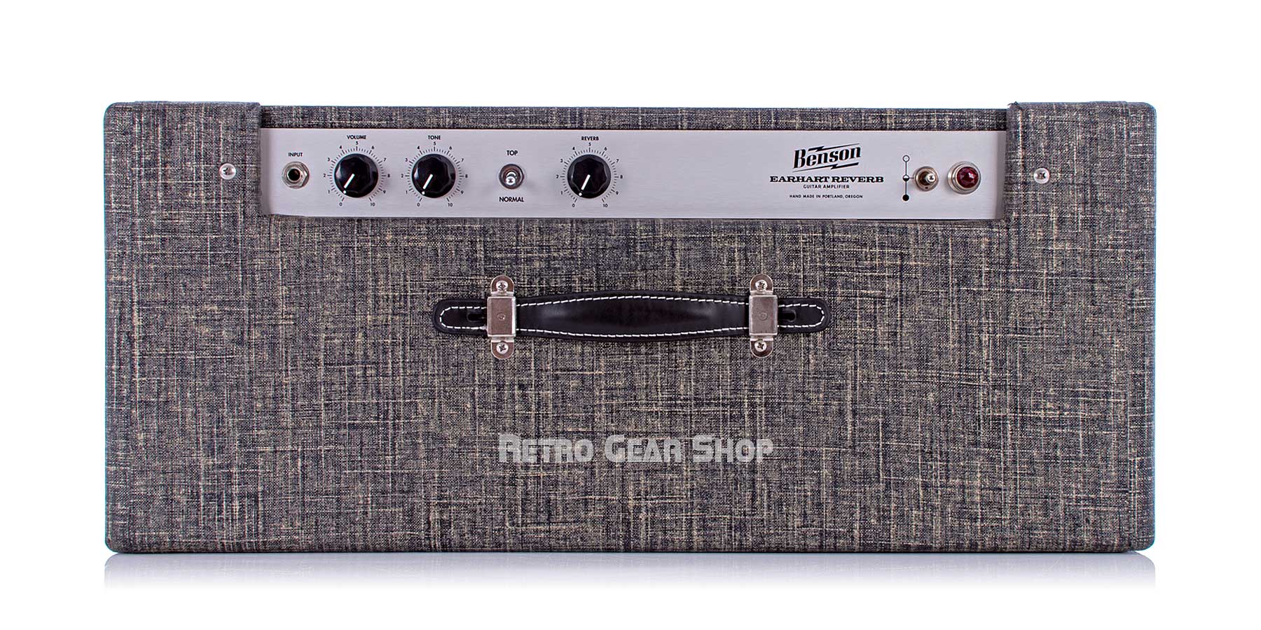 Benson-Amps-Earhart-Reverb-1x12-Night-Moves-Combo-Wheat-Grill-Top