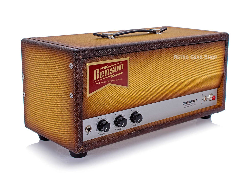 Benson Amps Chimera Head Bourbon Burst Top Left