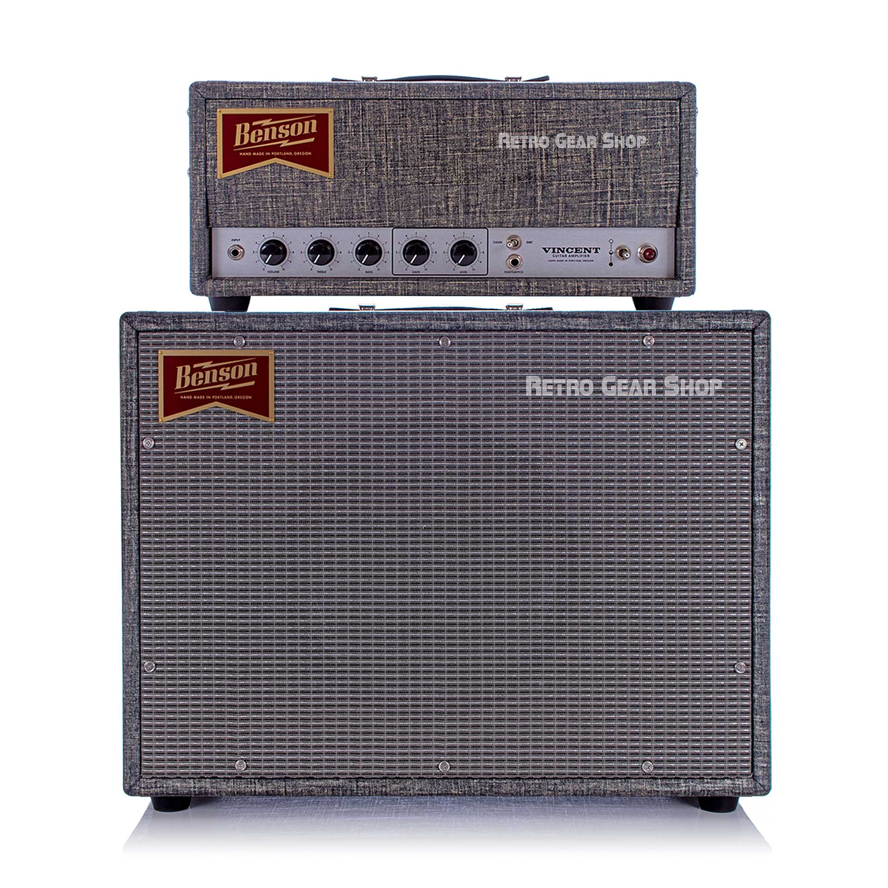 Benson Amps 1x12 Extra Wide Cab Night Moves Silver Grill Vincent Chimera
