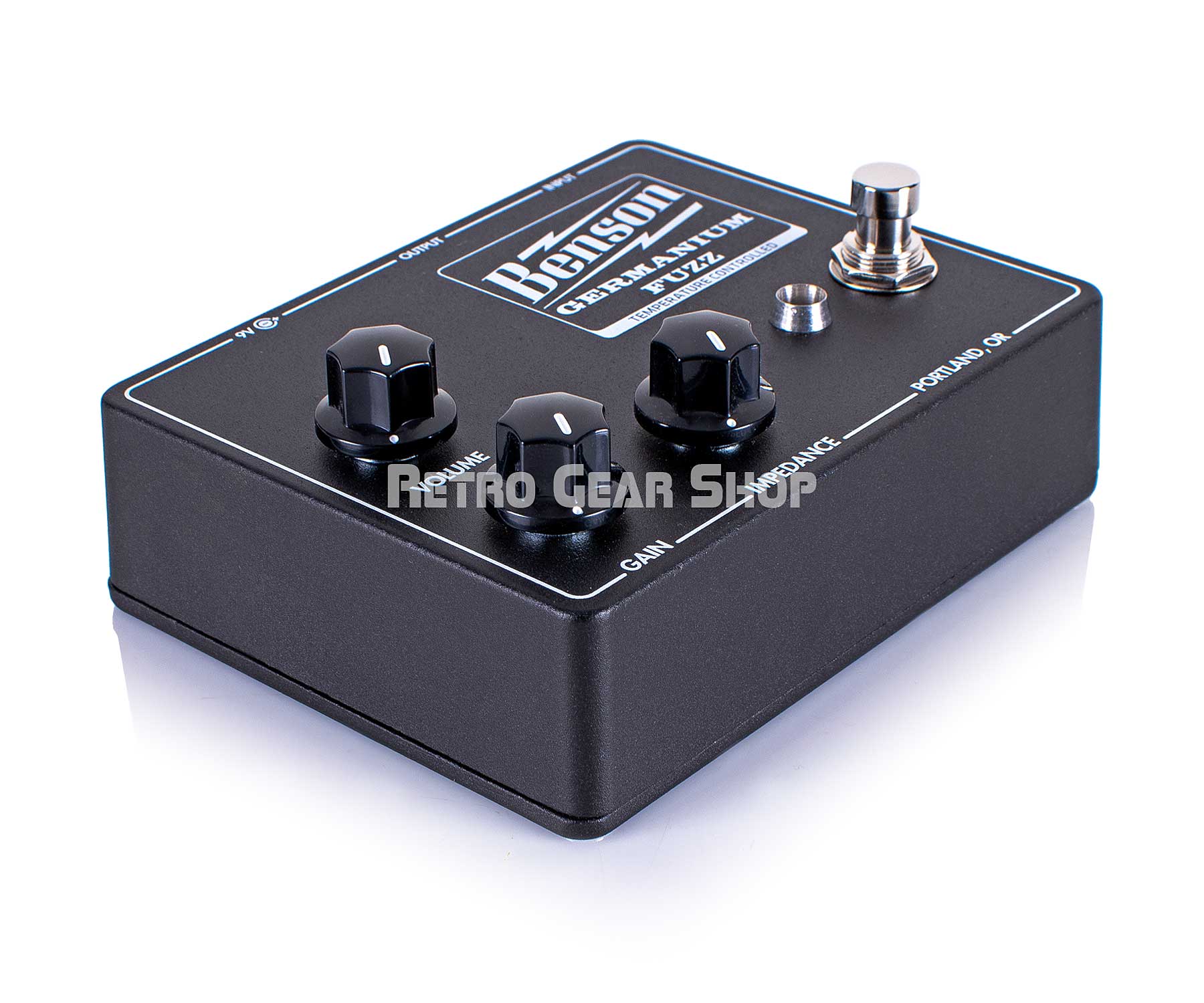 Benson Amps Germanium Fuzz Studio Black Guitar Effect Pedal– Retro