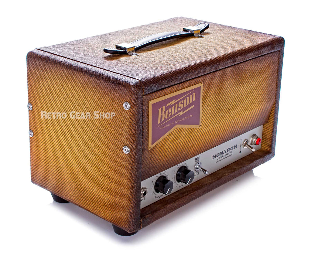 Benson Amps Monarch Head Top Left