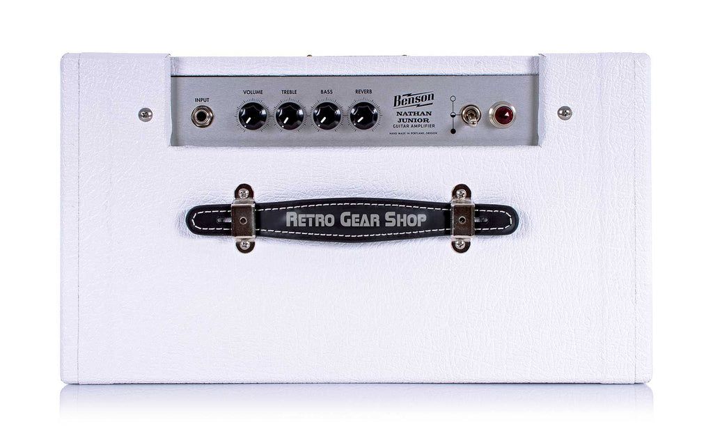 Benson Amps Nathan Junior White Oxblood Top