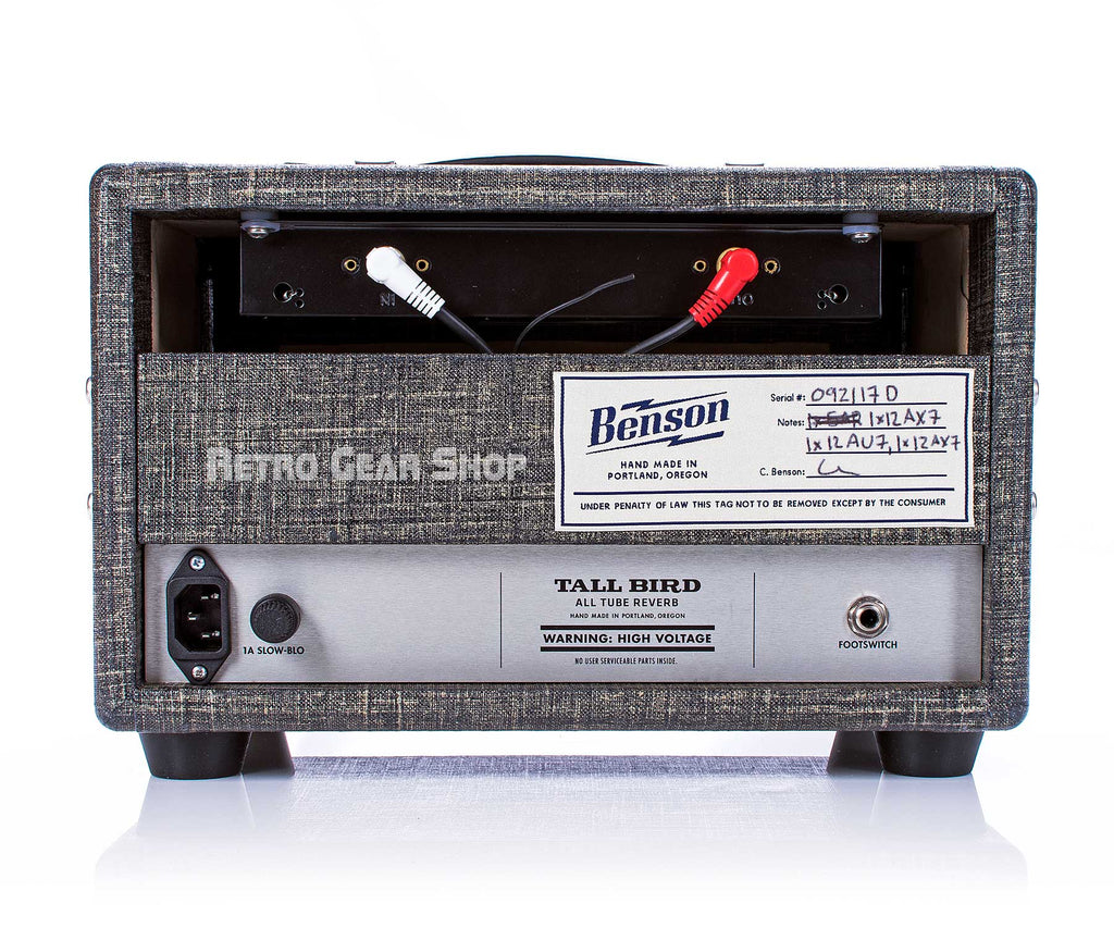 Benson Amps Tall Bird Rear