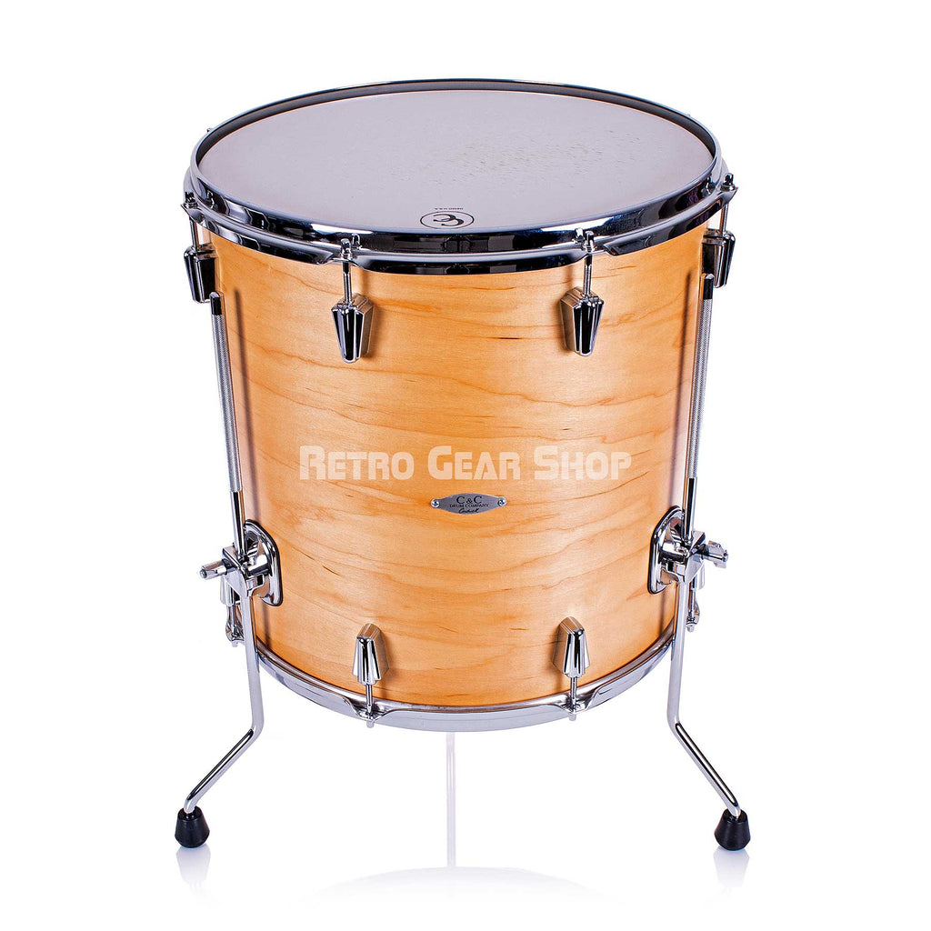 C&C Natural Big Beat Classic Drum Kit 16" Floor Tom Front