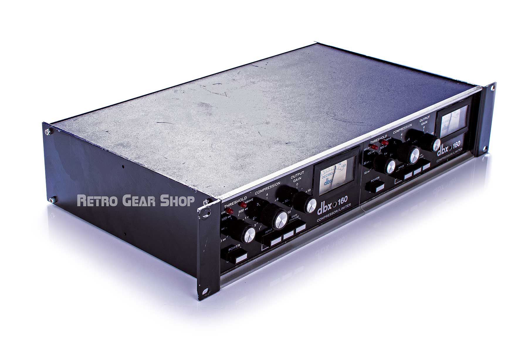 DBX 160 VU Compressor / Limiter Stereo Pair Rare Vintage DBX