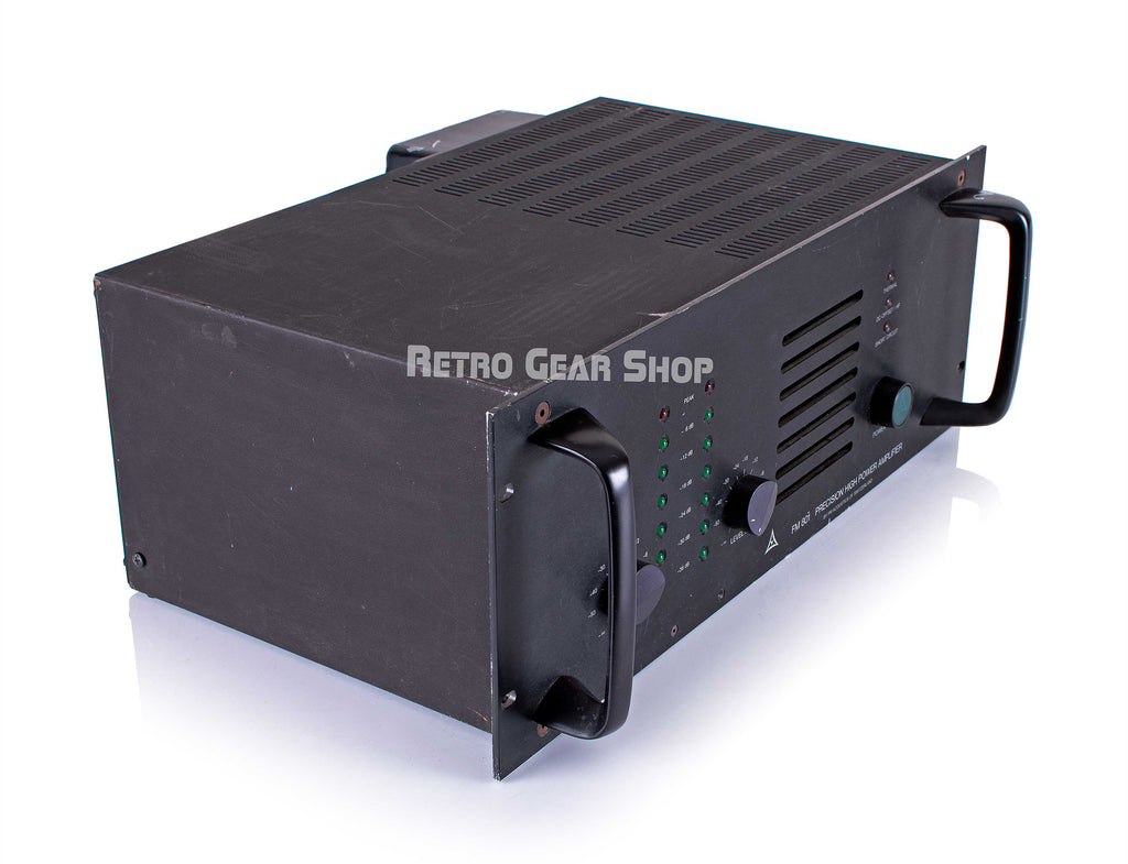 FM Acoustics 801 Precision High Power Amplifier Top Left