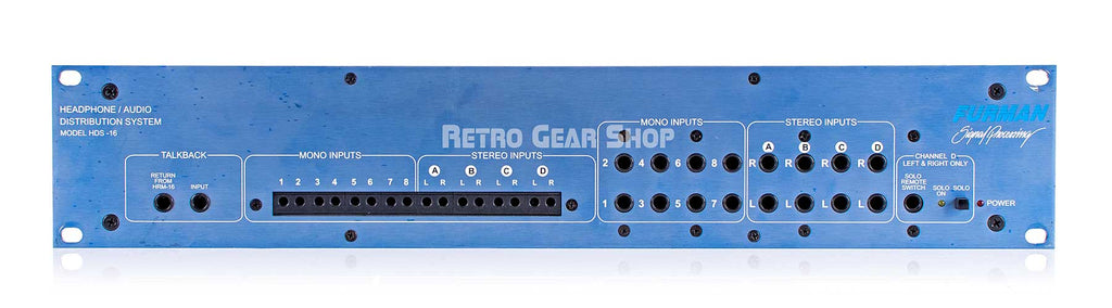 Furman HDS-16 Front