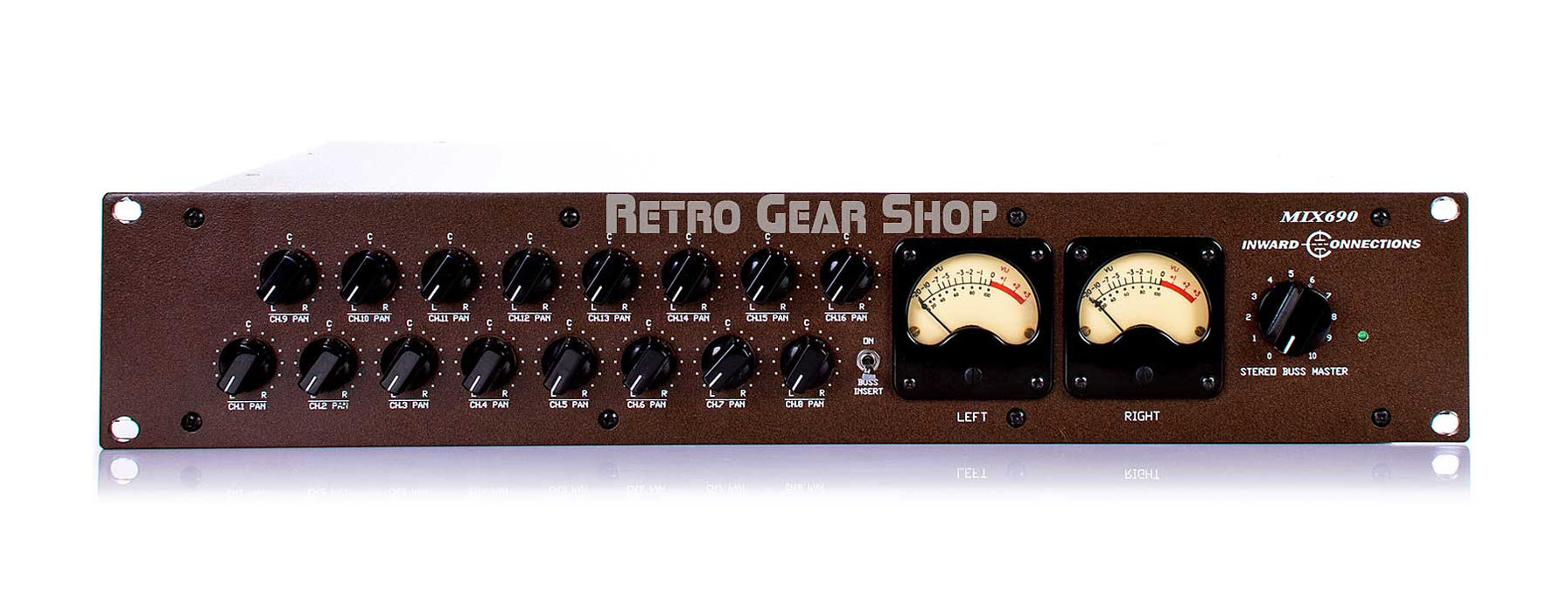 Inward Connections Mix690 16x2 Analog Summing Mixer Opamps– Retro Gear Shop