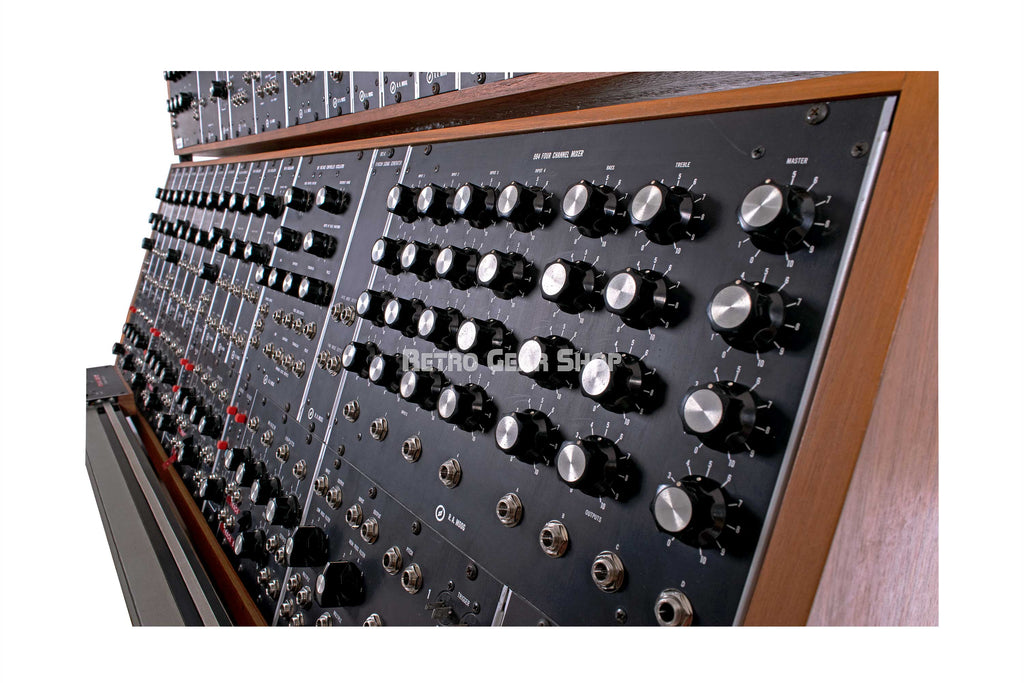 Moog Modular Synthesizer Front Right Detail