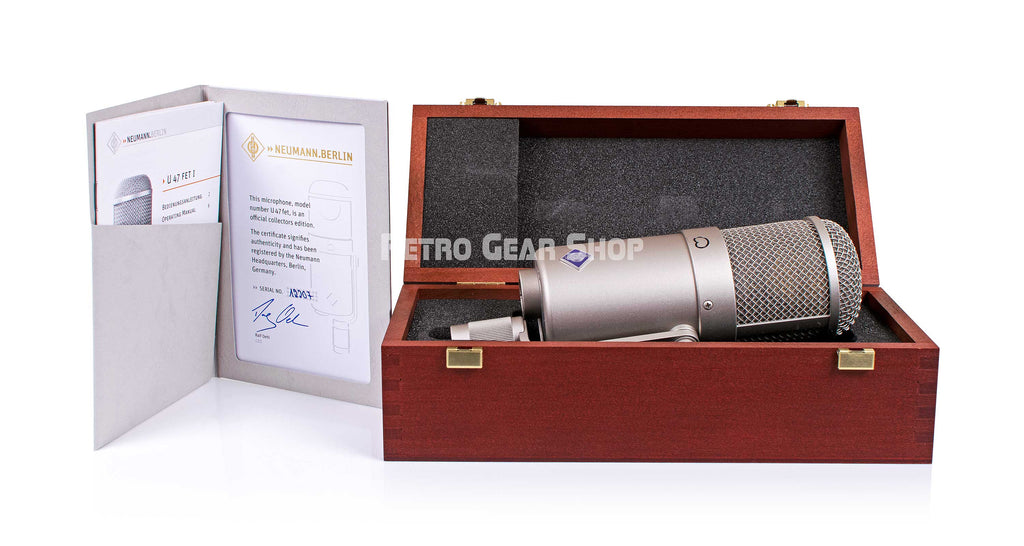 Neumann U47 Fet i Collector's Edition Box Certificate