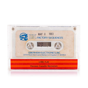 Oberheim DX Factory Sequence Cassette
