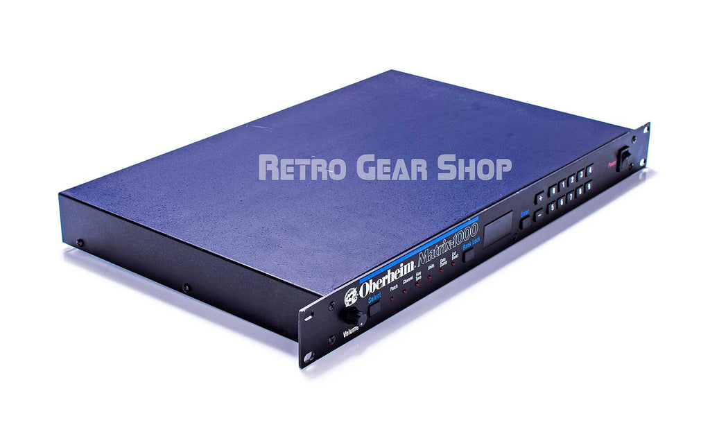 Oberheim Matrix 1000 Top Left