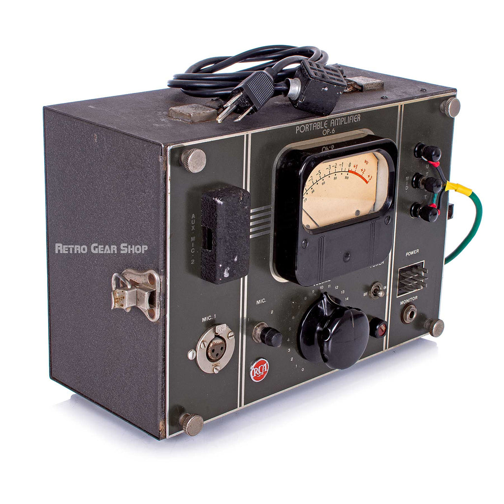 RCA Portable Amplifier OP-6 Top Left