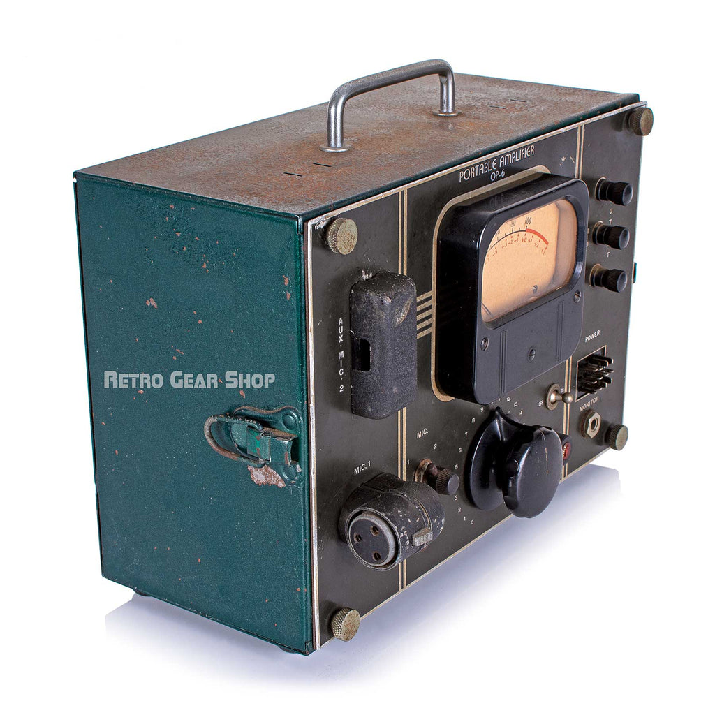 RCA Portable Amplifier OP-6 Top Left