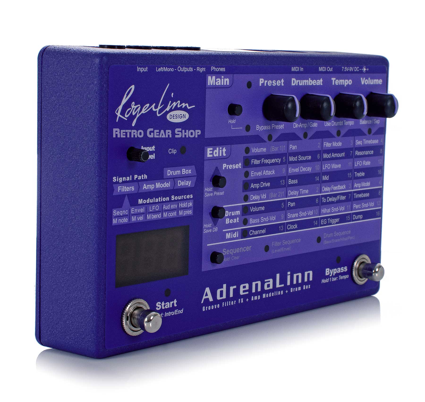 Roger Linn Adrenalinn Multi Effects Unit Minty– Retro Gear Shop