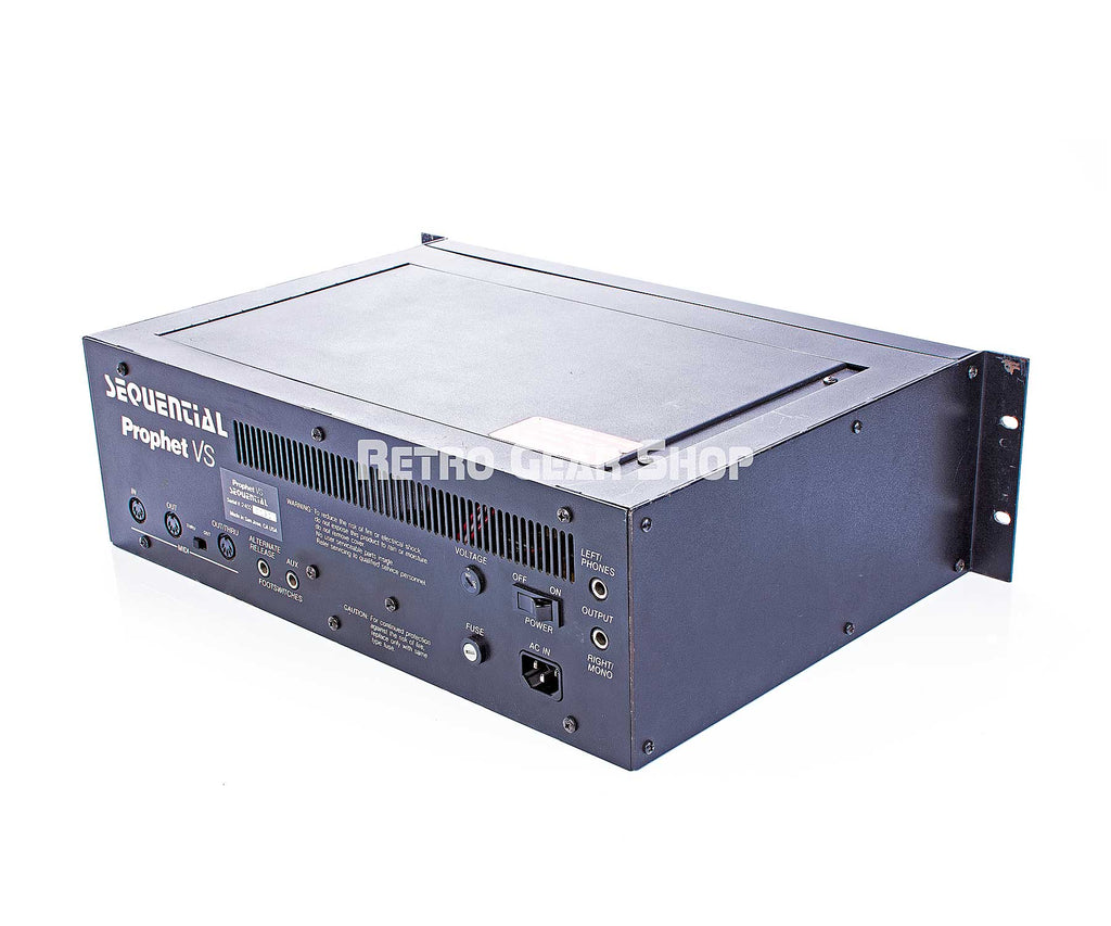 Sequential Circuits Instruments SCI Prophet VS Rack Extras Left