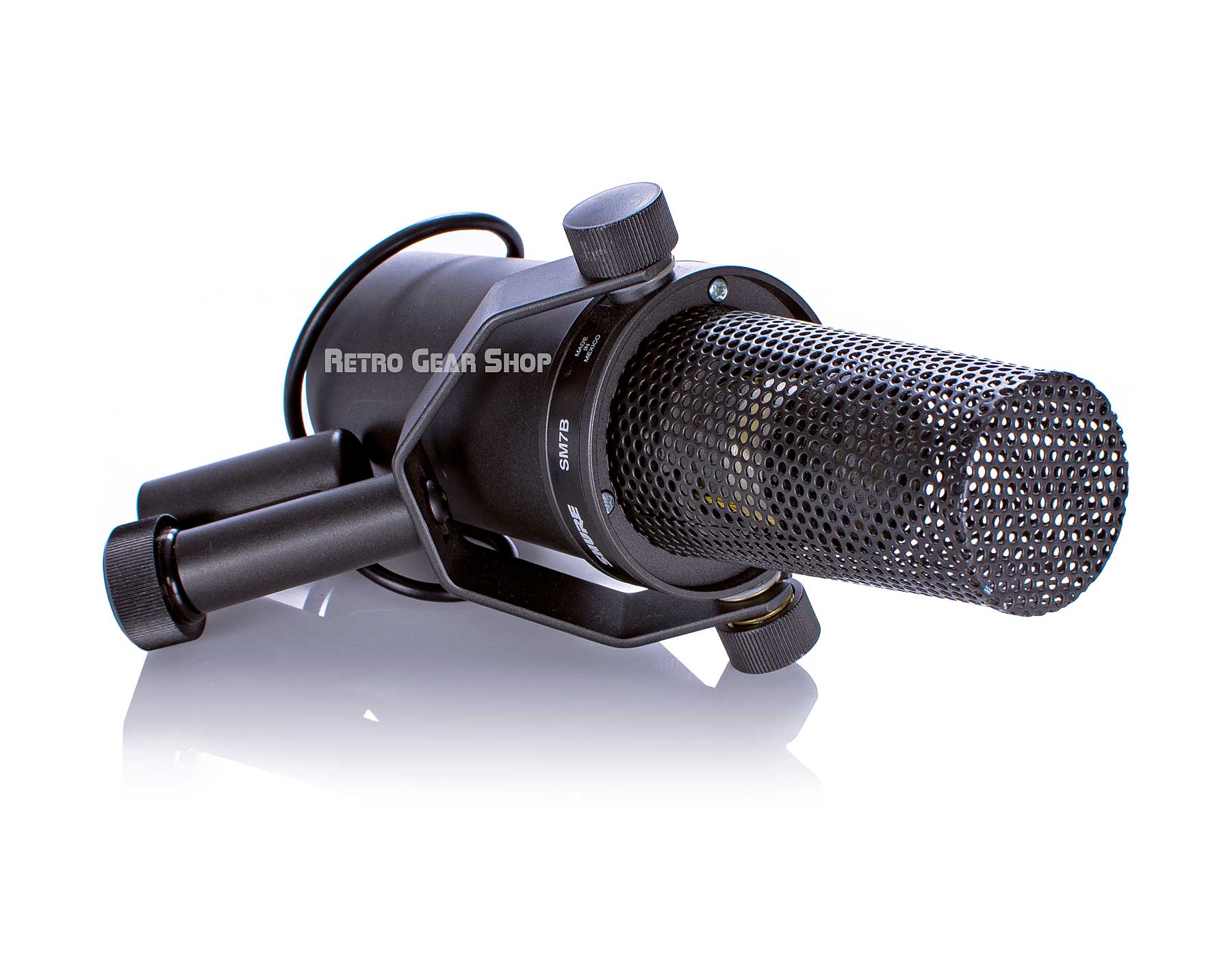 Shure SM7B Cardiod Dynamic Microphone Top