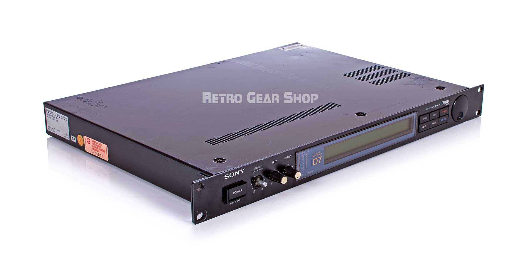 Sony DPS-D7 Digital Delay Unit V1.40 Vintage Rare Rack Effect
