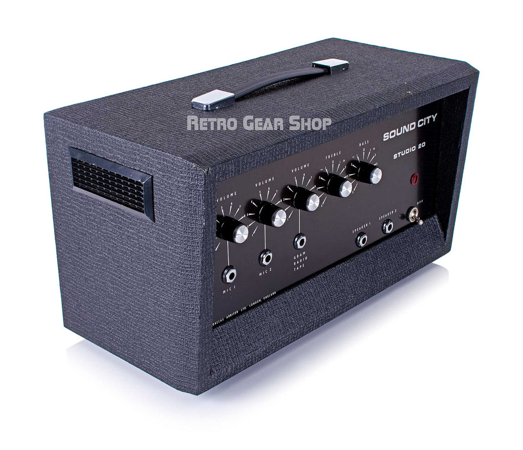 Sound City Studio 20 Amp Top left