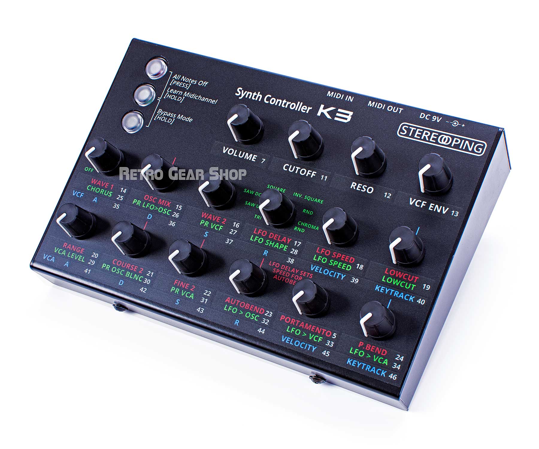 Stereoping CE-1 K3 Midi Controller for Kawai K3 Knobs