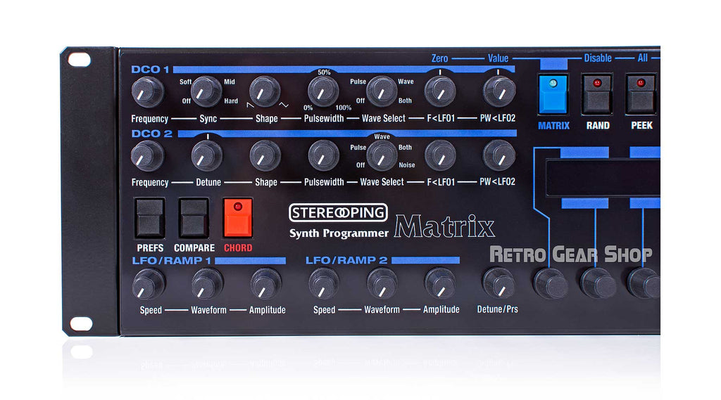 Stereoping Programmer Oberheim Matrix Top Left