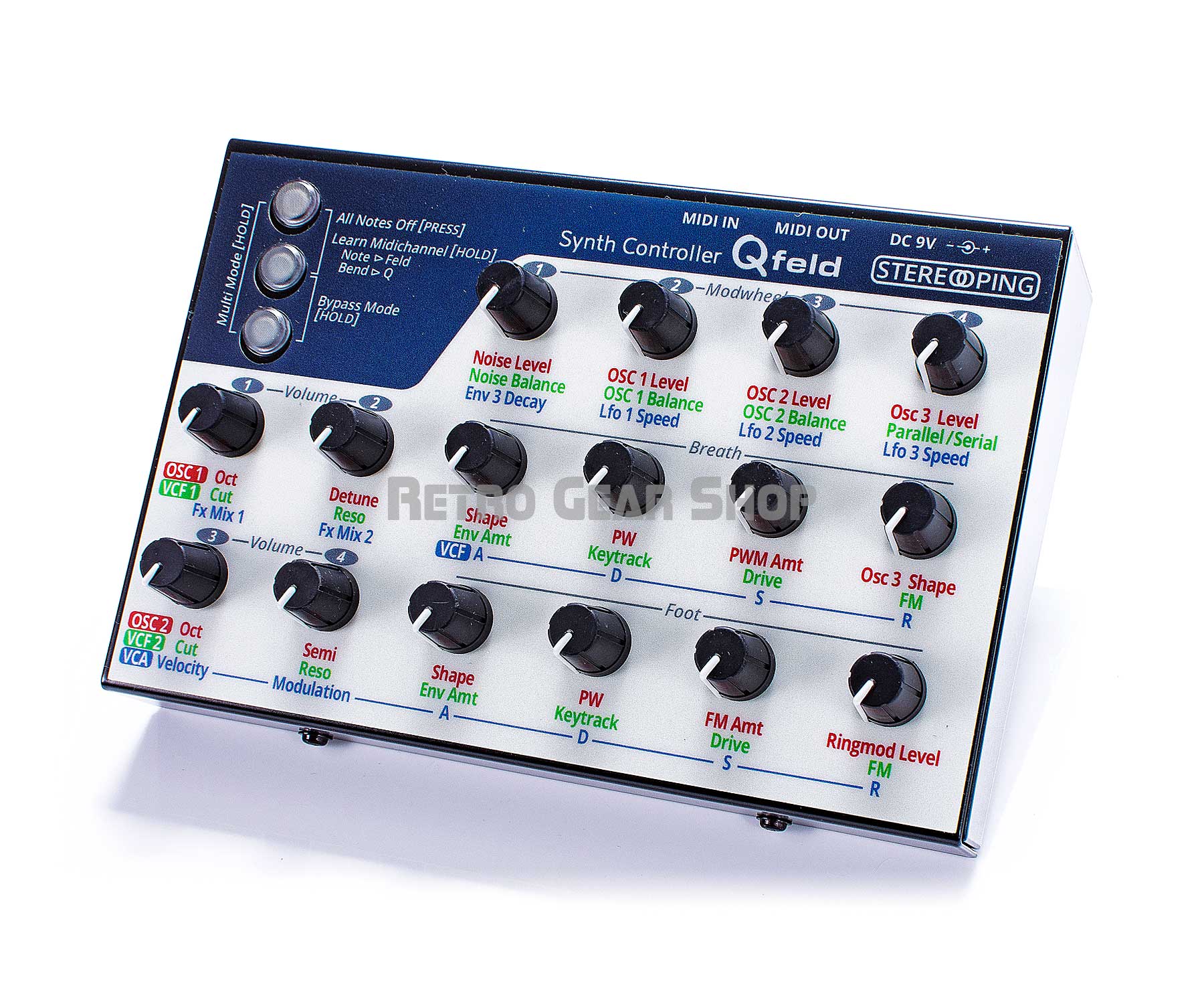 Stereoping CE-1 Qfeld Midi Controller for Waldorf Blofeld/Q/microQ 