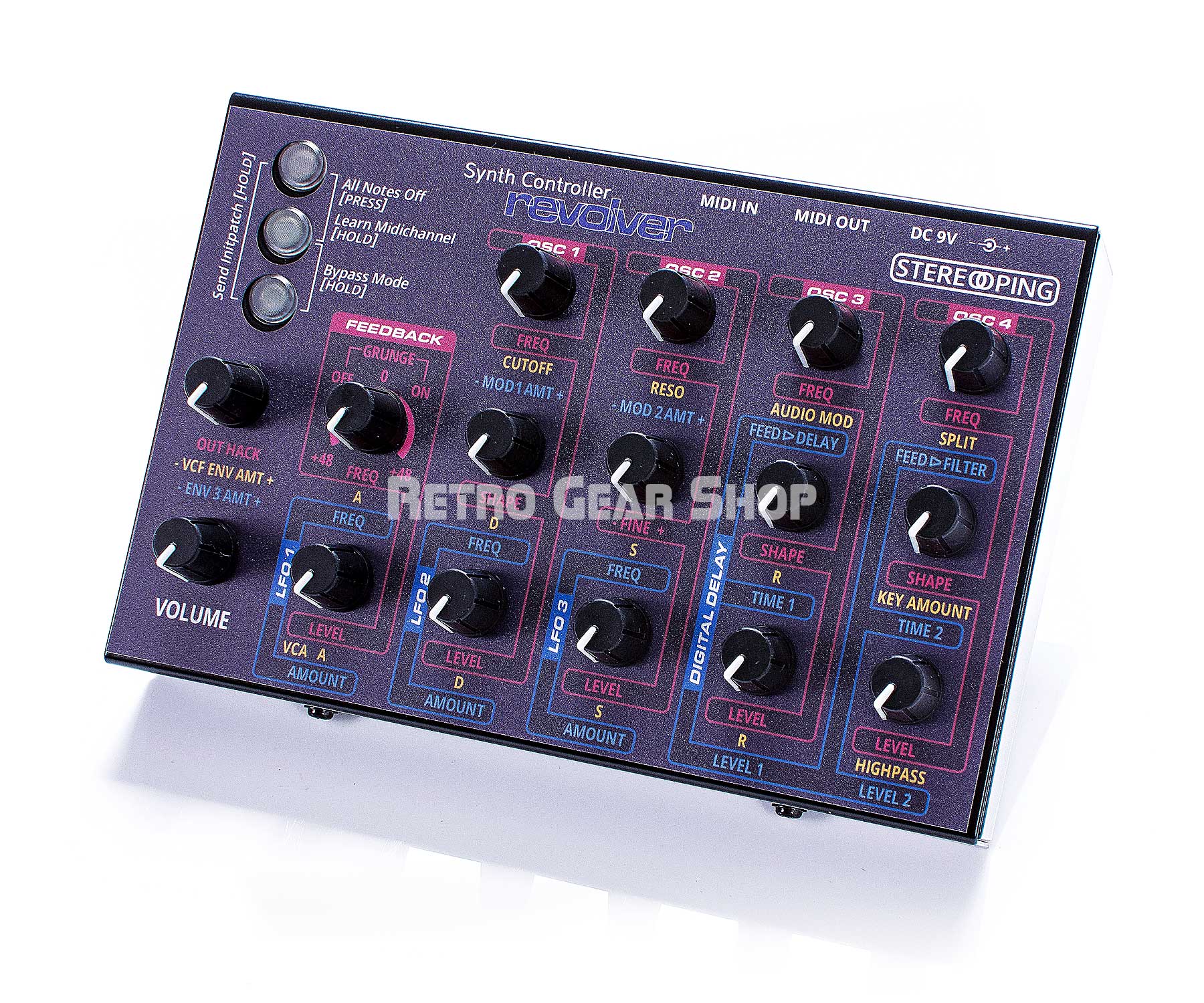 Stereoping CE-1 Revolver Midi Controller for DSI Evolver synth 