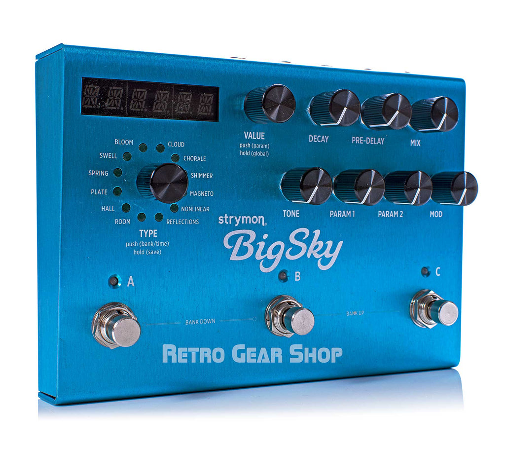 Strymon BigSky Multidimensional Reverb Guitar Effect Pedal
