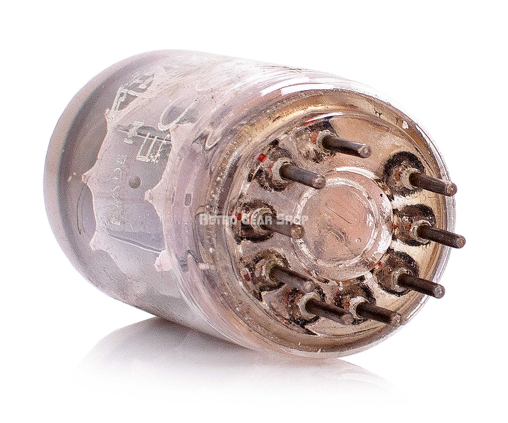 Telefunken Siemens Munich ECC83 Ribbed Plate Circle Bottom Vacuum Tube Vintage Rare Made in Germany Bottom