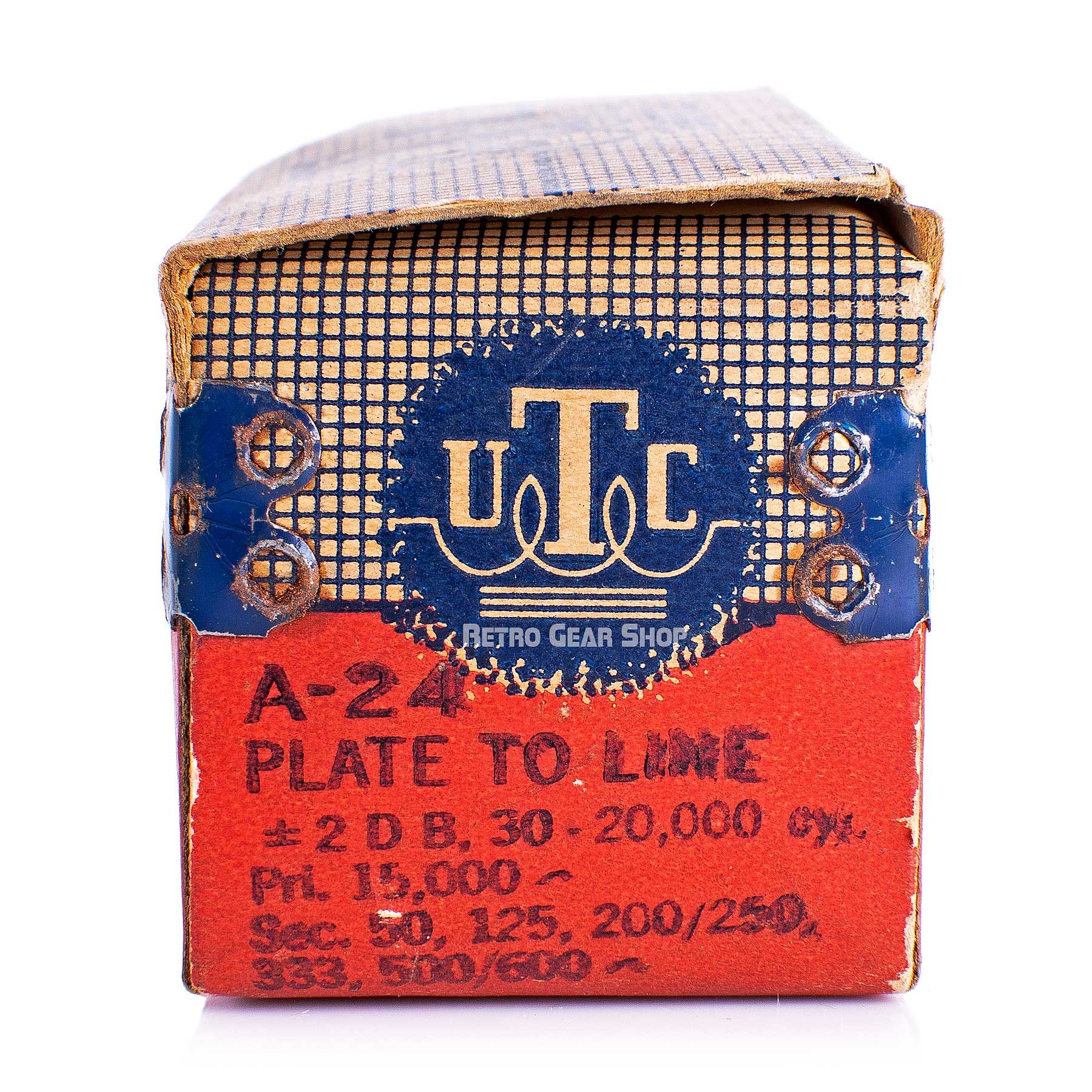 UTC A-24 Rare Vintage United Transformer Corporation A24 NOS Original Box