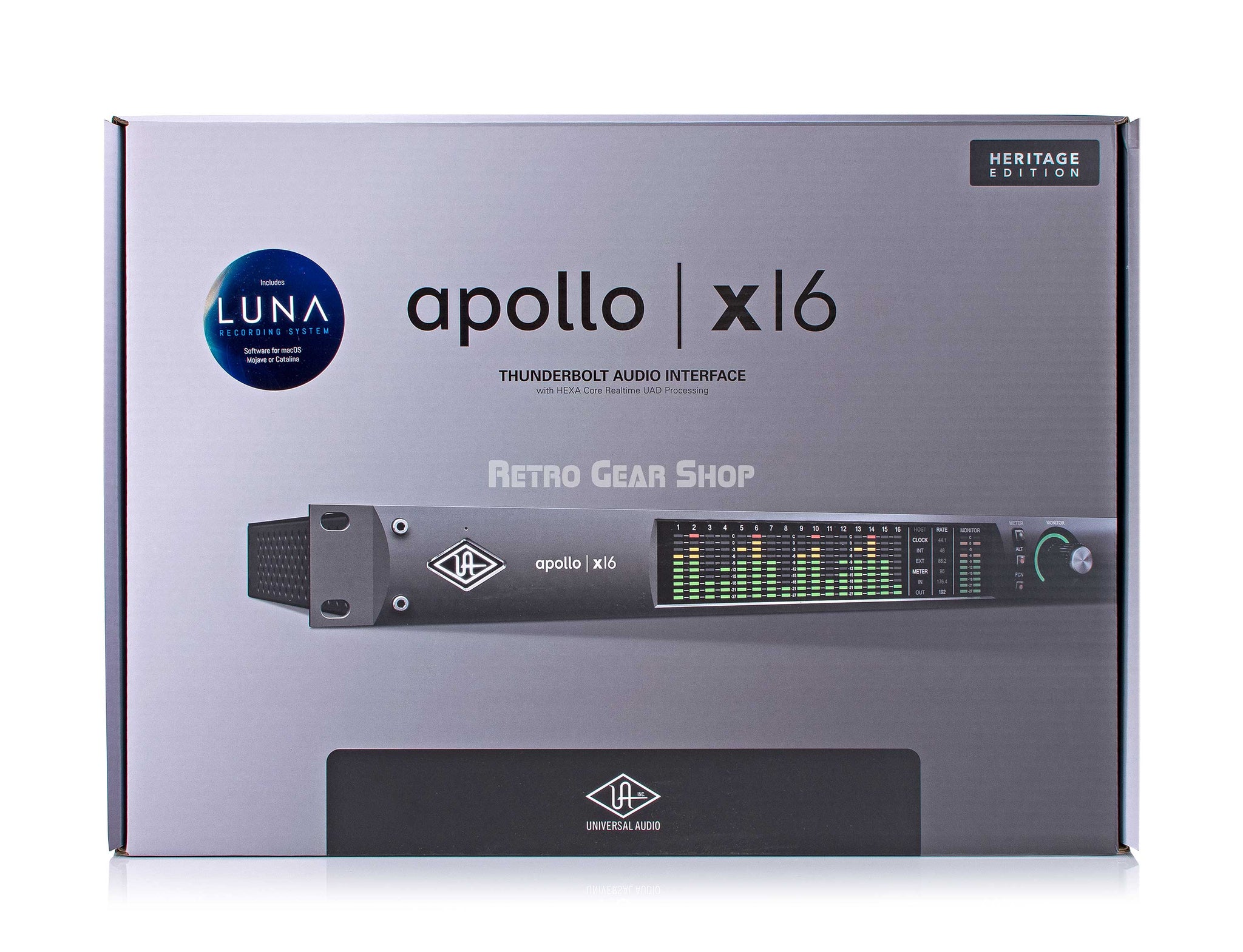 Universal Audio Apollo x16 Heritage Edition Box