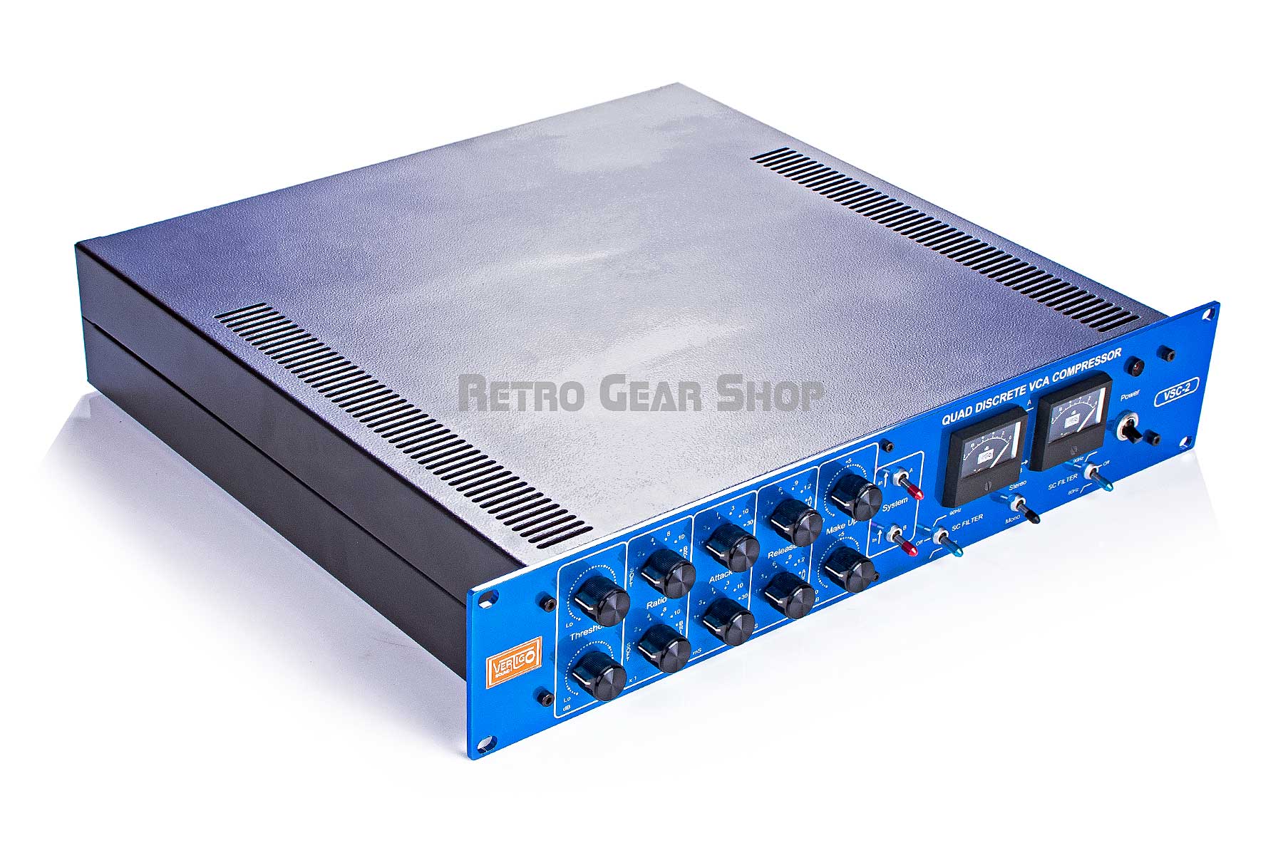 Vertigo Sound VSC-2 Stereo Compressor Quad Discrete VCA Analog