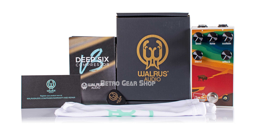 Walrus Audio Deep Six National Park Box Manual Extras