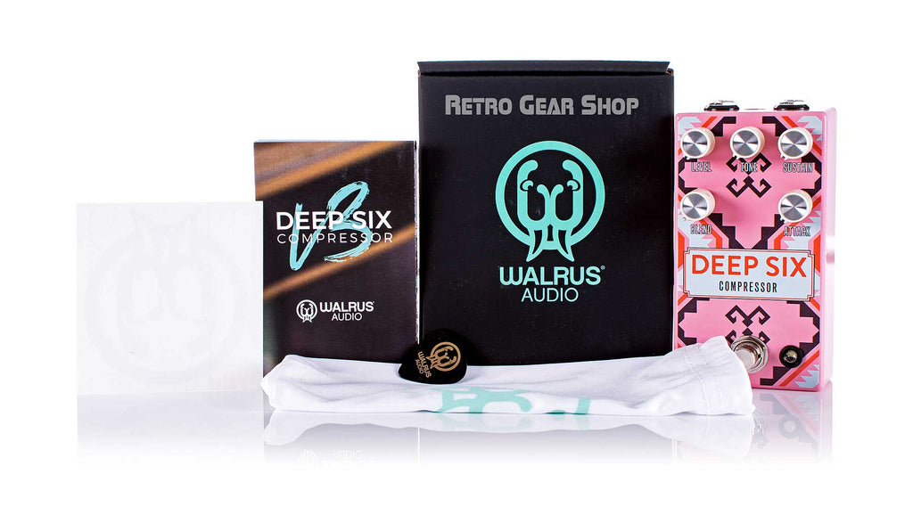 Walrus Audio Deep Six V3 Santa Fe Box Manual Extras